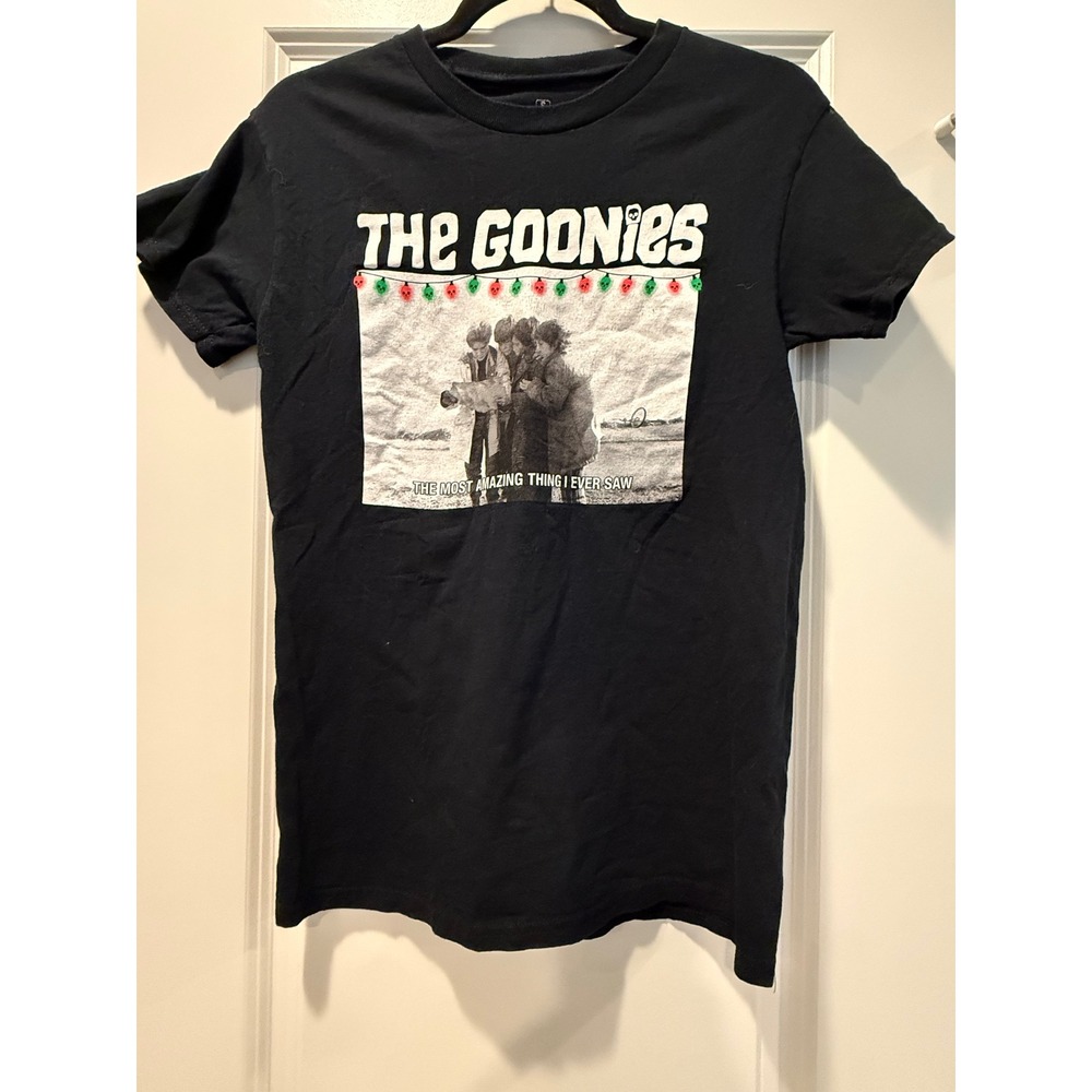 The Goonies Ripple Junction Black Graphic T-Shirt Movie Quote Mens Small